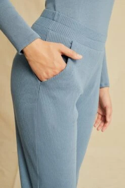 Skylar Paris Rib Joggers - Horizon -AGOLDE Style 2050 Skylar Jogger Horizon 1036 web