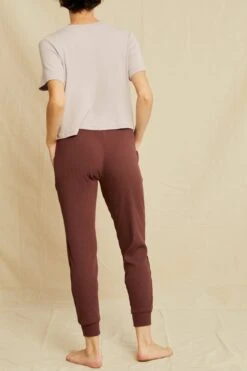 Skylar Paris Rib Joggers - Mocha -AGOLDE Style 2050 Skylar Paris Rib Mocha 0595 web a9cbe325 a51b 4df0 b971 6254740f2f09