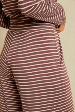Lark Dream Knit Pajama Pants - Maple Dawn Stripe -AGOLDE Style 211013 AV October ECOMM 0236LarkPJBottomAmsterdamStripeMapleDawn 5853 web cddc6f6b 5de4 47ab 9b82 e6295c166832
