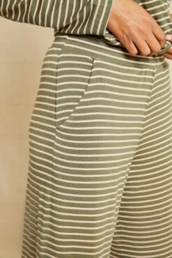 Lark Dream Knit Pajama Pants - Vine And Rose -AGOLDE Style 211013 AV October ECOMM 0236LarkPJBottomAmsterdamStripeVineRose 6004 web f8bd6646 45a3 42e2 810a a4eb9b3745c5