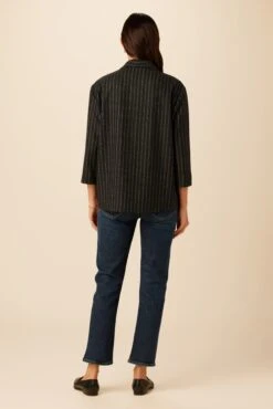 Viva Upcycled Wool Jacket - London Stripe -AGOLDE Style 24 1503 Viva London Stripe 3