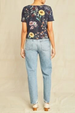 Willa Washable Silk Blouse - Provence Floral -AGOLDE Style 2664 Willa Provence 1089 web 52174777 ce2a 4f4e 9e45 08b2ba26466f