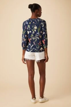 Issa Viscose Knit Tee - Gemini Navy 6 Issa Viscose Knit Tee - Gemini Navy -AGOLDE Style 26 Issa Viscose Gemini Navy 3