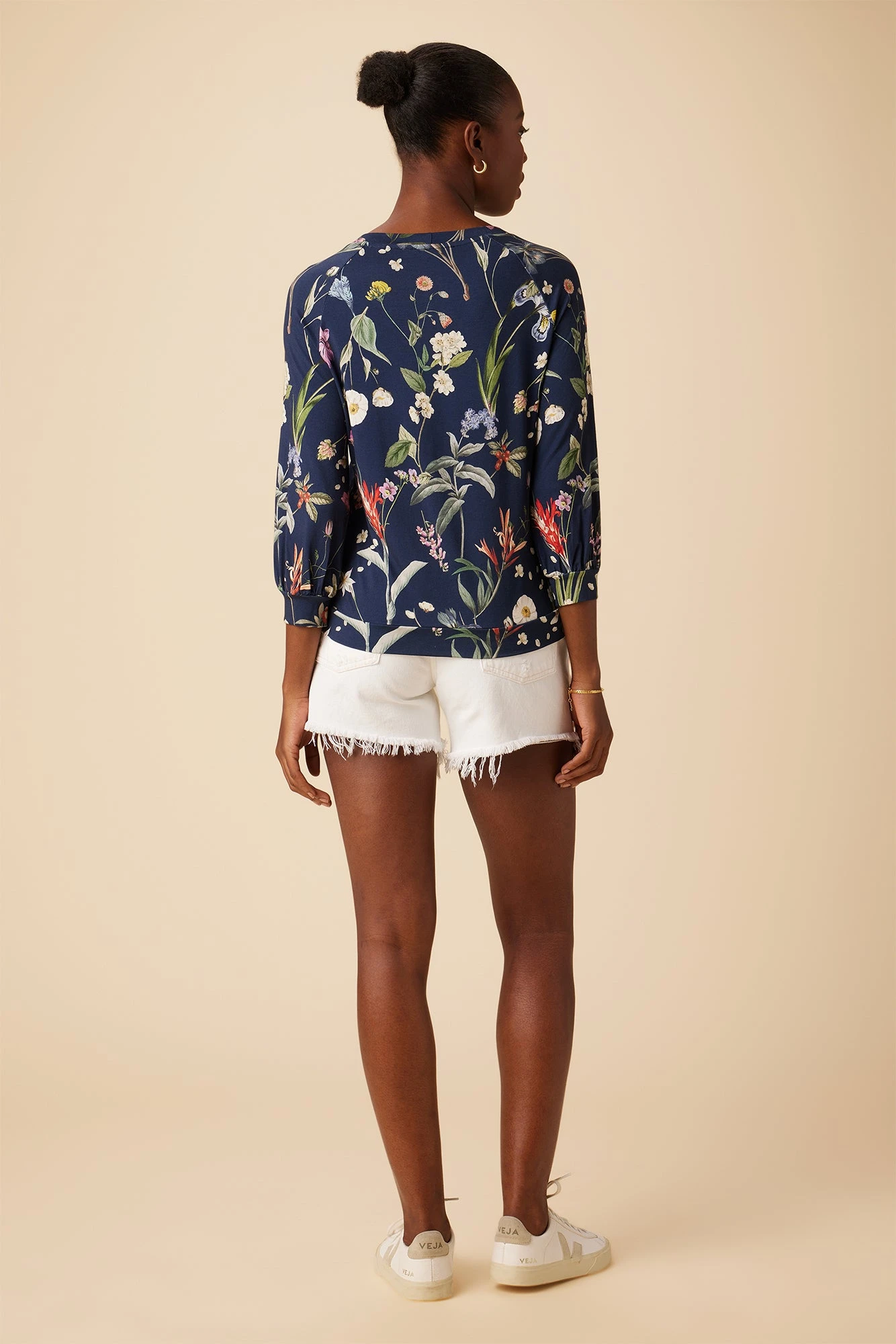 Issa Viscose Knit Tee - Gemini Navy 3 Issa Viscose Knit Tee - Gemini Navy - Image 3