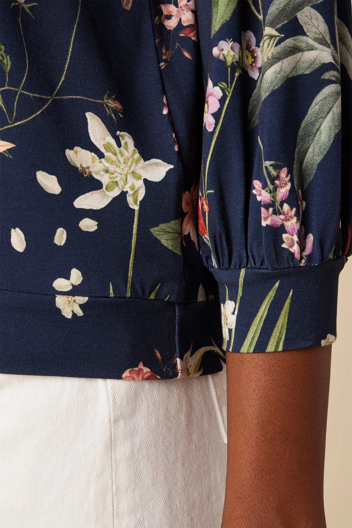 Issa Viscose Knit Tee - Gemini Navy 4 Issa Viscose Knit Tee - Gemini Navy - Image 4