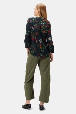 Amy Washable Silk Blouse - Osaka Floral -AGOLDE Style 3202R3 Amy Osaka Floral 3