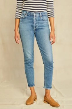 AGOLDE Nico High Rise Slim Fit Jean - Betray