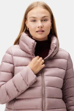 Save The Duck Elsie Puffer Jacket - Misty Rose -AGOLDE Style 3RDPA6097 Elsie Short Puffer Jacket Misty Rose 5