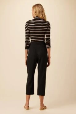 Anissa TENCEL™ Twill Pant - Black -AGOLDE Style 4104R1 Anissa Tencel Twill Black 3