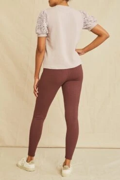 Magda Paris Rib Leggings - Mocha -AGOLDE Style 4700 Magda Paris Rib Mocha 1603 web 69cf7e27 29c2 4315 8c2b 1306ececda5d