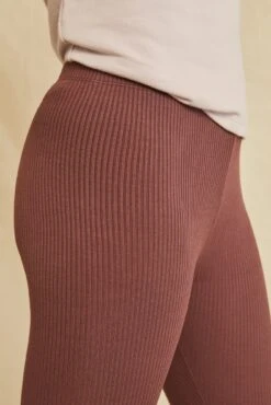 Magda Paris Rib Leggings - Mocha -AGOLDE Style 4700 Magda Paris Rib Mocha 1660 web 1fd14ec8 39d5 4e04 857c aaf21324c82c
