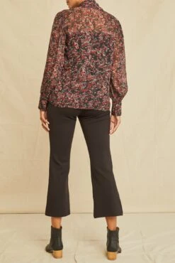 Lorenza Nouveau Silk Blouse -AGOLDE Style 5028 Lorenza Joshua Tree Floral 0356 web