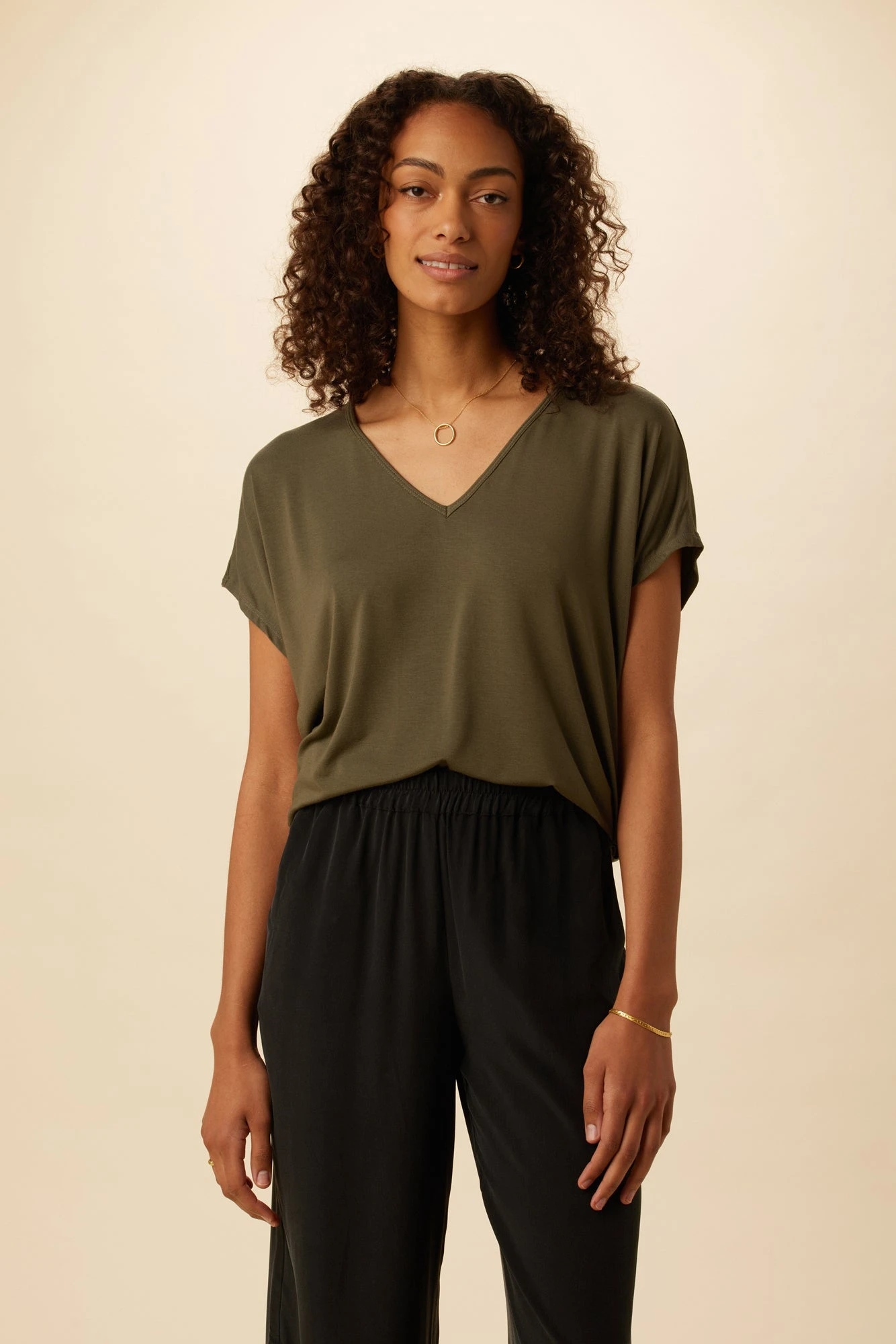 Mayr Dream Knit Tee - Vine 1 Mayr Dream Knit Tee - Vine