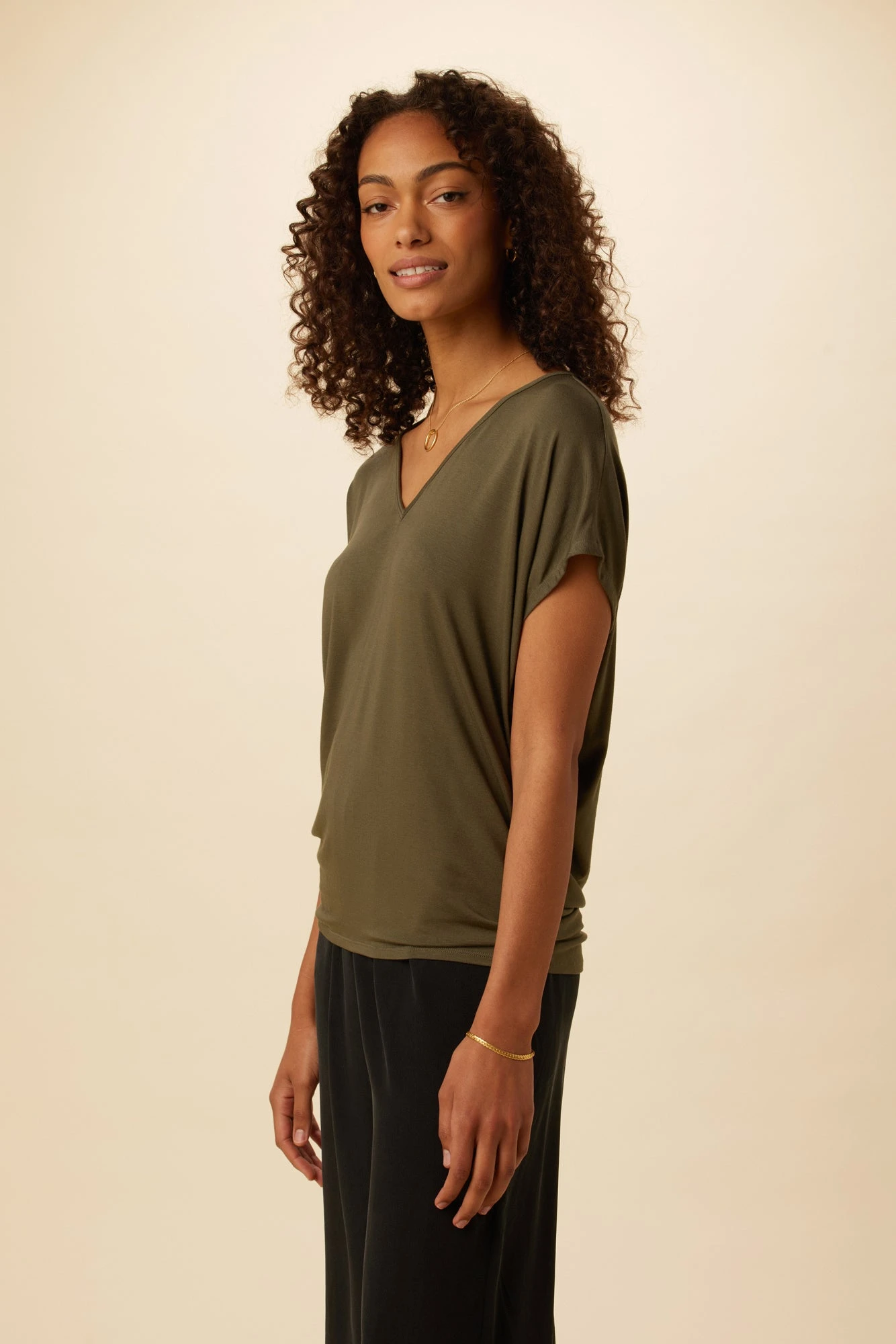 Mayr Dream Knit Tee - Vine 2 Mayr Dream Knit Tee - Vine - Image 2