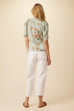 Sylvia Washable Silk Blouse - Cannes Floral -AGOLDE Style 7935 Sylvia Silk Cannes Floral 3