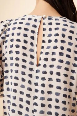 Sylvia Washable Silk Blouse - Squared Up White -AGOLDE Style 7935 Sylvia Silk Squared Up White 5