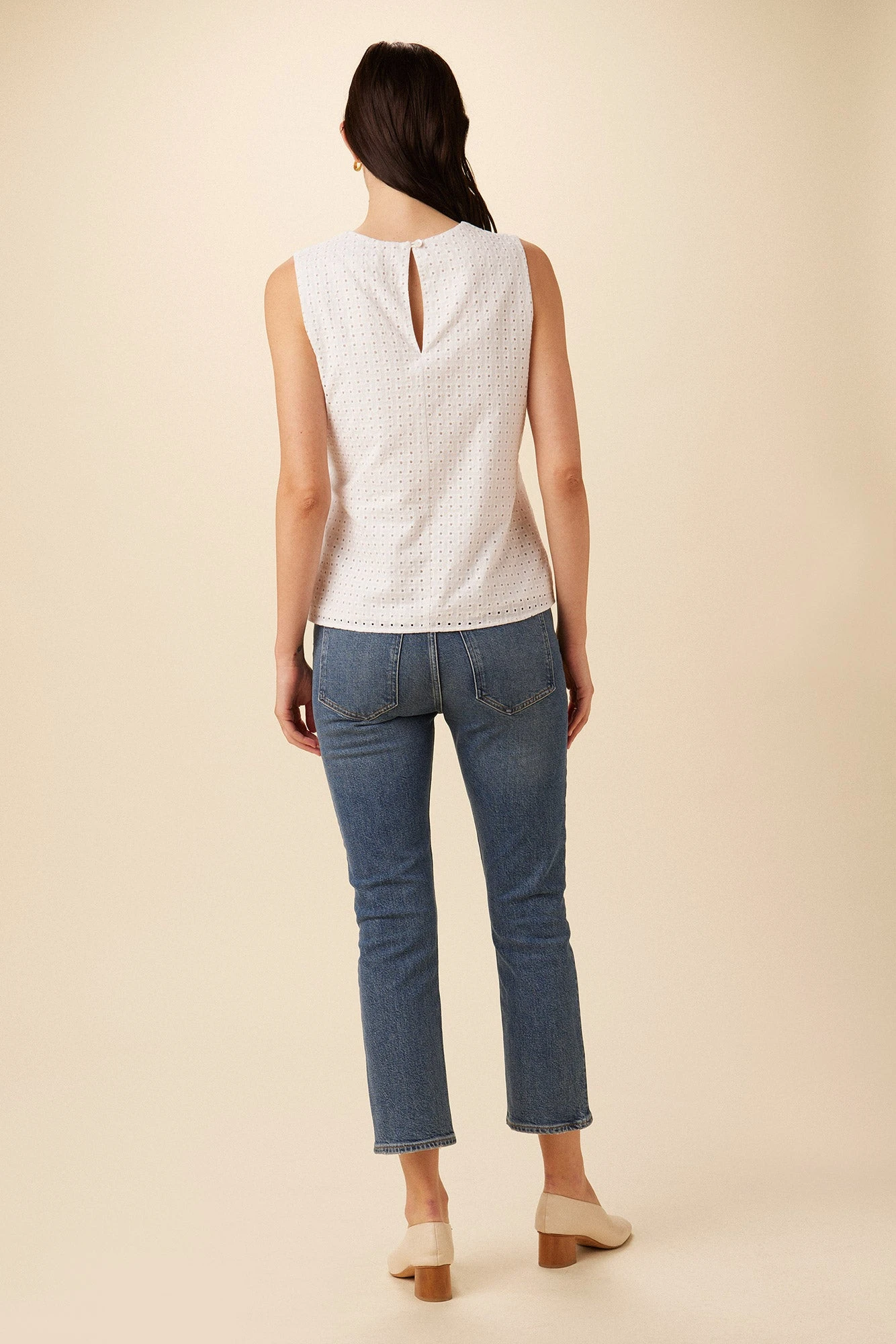 Ryan Upcycled Cotton Top - White 5 Ryan Upcycled Cotton Top - White - Image 5