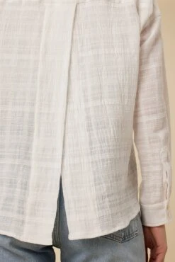 Madison Button Down - White -AGOLDE Style 7941 Madison White 1339