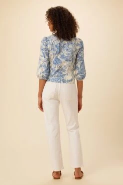 Annika Organic Cotton Blouse - Cotswolds -AGOLDE Style 7972 Annika Cotswolds 3