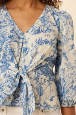 Annika Organic Cotton Blouse - Cotswolds -AGOLDE Style 7972 Annika Cotswolds 4