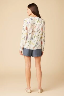 Kaya Washable Silk Blouse - Gemini Ivory -AGOLDE Style 8509R1 Kaya Silk Gemini Ivory 3