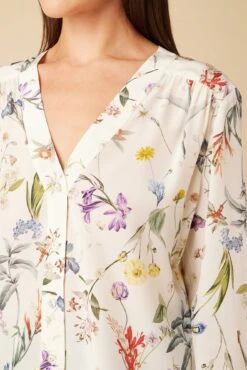 Kaya Washable Silk Blouse - Gemini Ivory -AGOLDE Style 8509R1 Kaya Silk Gemini Ivory 4