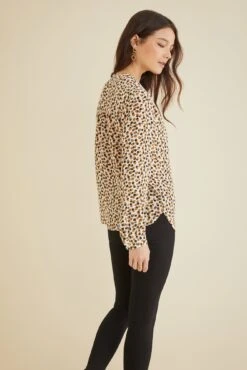 Kaya Washable Silk Blouse - Lou Dot -AGOLDE Style 8509 Kaya Lou Dot 0409 web