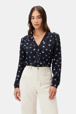 Kaya Washable Silk Blouse - Pavo