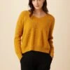 Belicia Cashfeel Wool Sweater - Sunflower