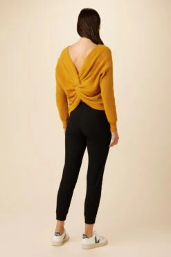 Belicia Cashfeel Wool Sweater - Sunflower -AGOLDE Style 9112 Belicia Sunflower 3