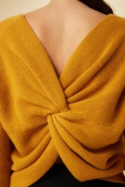 Belicia Cashfeel Wool Sweater - Sunflower -AGOLDE Style 9112 Belicia Sunflower 4