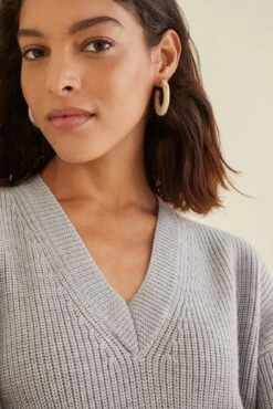 Elita Wool Sweater - ReAmour -AGOLDE Style 9381 Elita Light Heather Grey 0706 web 1f3aab38 1059 4157 b2ec 0e23127b5d6d