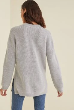 Elita Wool Sweater - ReAmour -AGOLDE Style 9381 Elita Light Heather Grey 0742 web fb67ae4f 7452 4a54 9ede b7936c2ca867