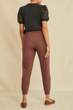 Skylar Luxe Fleece Joggers - Mocha -AGOLDE Style 9647 Skylar Luxe Mocha 2155 web 17ab9ec6 9dd5 4a30 a9b5 e1959abeaf00