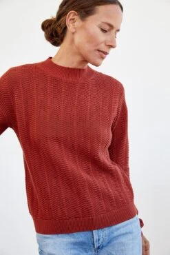 Phia Sweater - ReAmour -AGOLDE Style 9659 Phia Henna 1732 web b08612bb ee6c 4bac 867b b874ec2c1fc9