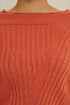 Imelda Organic Cotton Sweater - Coral -AGOLDE Style 9710ImeldaCoral 2690 web d36ed518 8690 4a87 b10e 355e178e1434