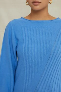 Imelda Organic Cotton Sweater - Sky -AGOLDE Style 9710ImeldaSky 3991 web 078ded4d 0bfc 48a1 8804 15b0ab9d847d