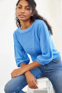 Imelda Sweater - Ice Blue -AGOLDE Style 9710 Imelda Ice Blue 1022 web e8194e76 bb28 4d81 a190 2a6ef2b34ce1