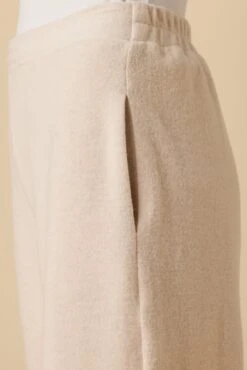 Eugenia Nouveau Fleece Pant - Brushed Oatmeal -AGOLDE Style 9730 Eugenia Brushed Oatmeal 5