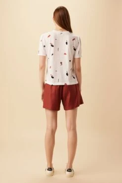 Odilia Reverie Slub Tee - Terrazzo -AGOLDE Style 9828 Odilia Slub Terrazzo 3