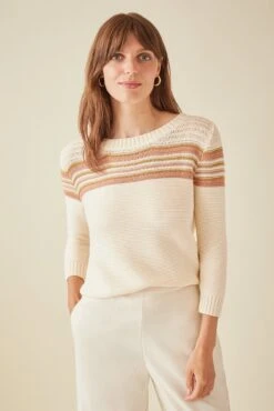Caldonia Sweater - Ivory Multi - ReAmour