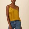 Barlow Cottonseed Cupro Cami - Gold