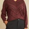 Minerva Wool Sweater - Pinot Black - ReAmour
