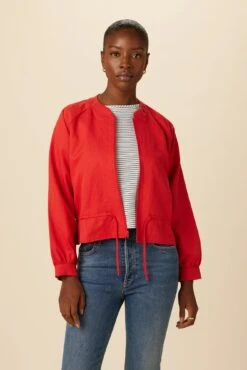 Roux Femme Fete Jacket - Zinnia -AGOLDE Style 9984 Roux Tencel Zinnia 4