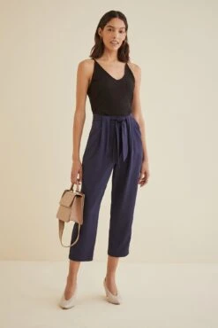 Anissa TENCEL⢠Twill Pant - Navy