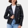 Deadwood River Leather Jacket - Black