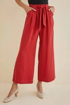 Eldora Wide Leg Pant -AGOLDE Style Eldora Red 2092 web
