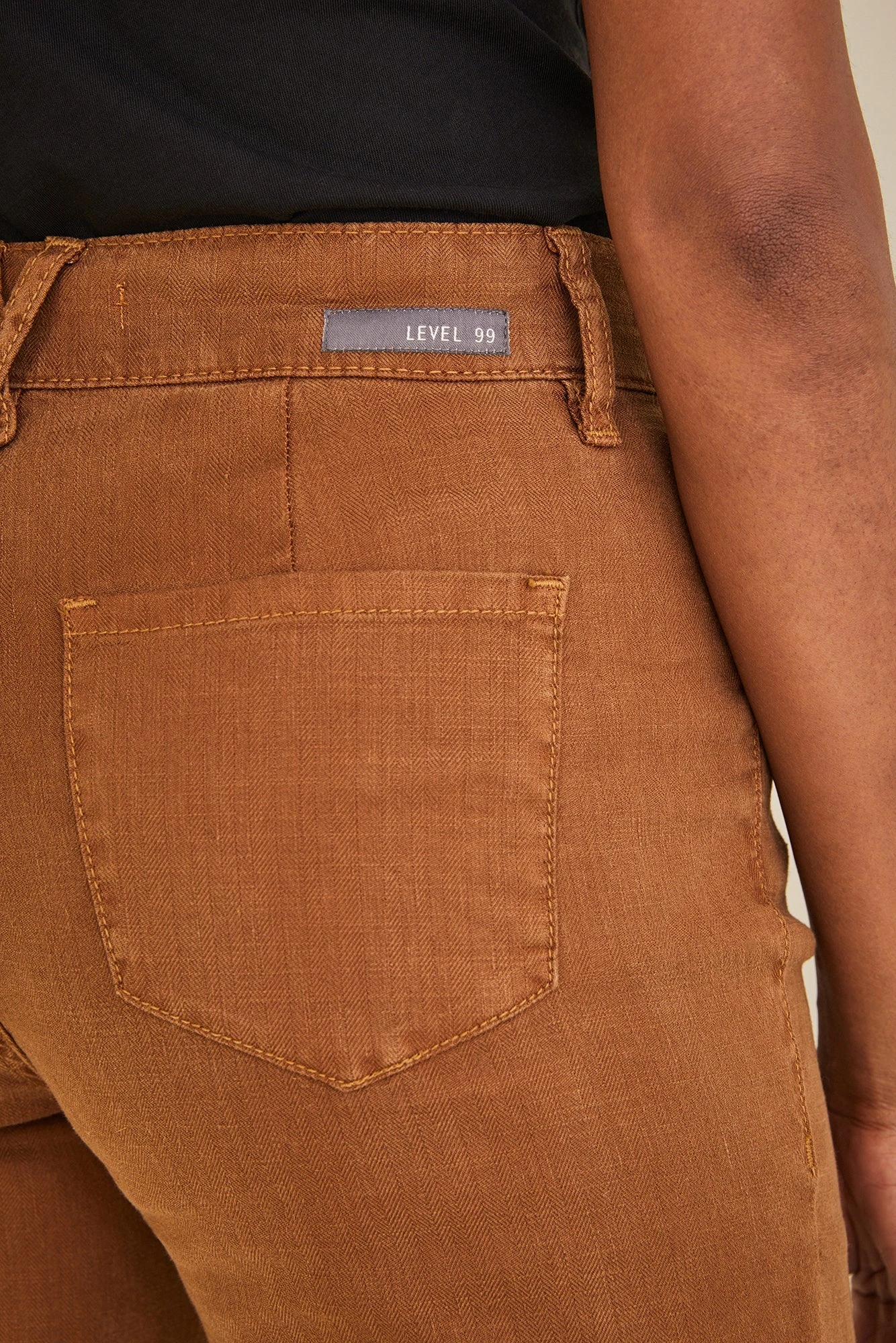 Annabelle Wide Leg Cropped Pant - Tobacco 1 Annabelle Wide Leg Cropped Pant - Tobacco