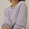 Nella Organic Cotton Sweater - Lavender