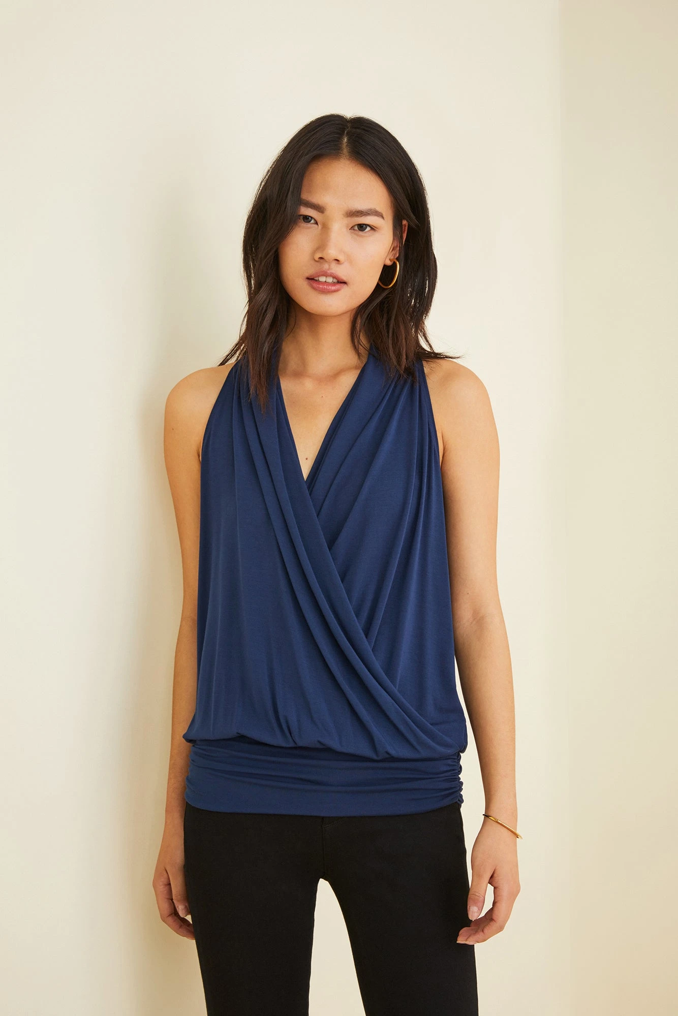 Agnes Dream Knit Top - Navy 1 Agnes Dream Knit Top - Navy